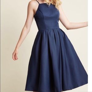 Chi Chi London Beloved and Beyond Midi Dress Navy